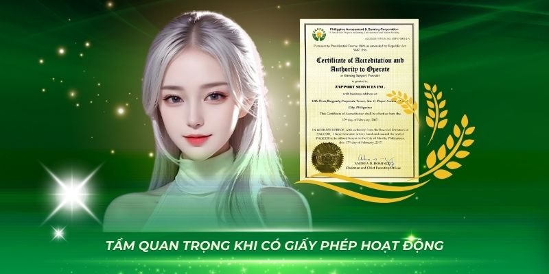 Giấy phép hoạt động là bảo chứng về sự uy tín tại HCM66